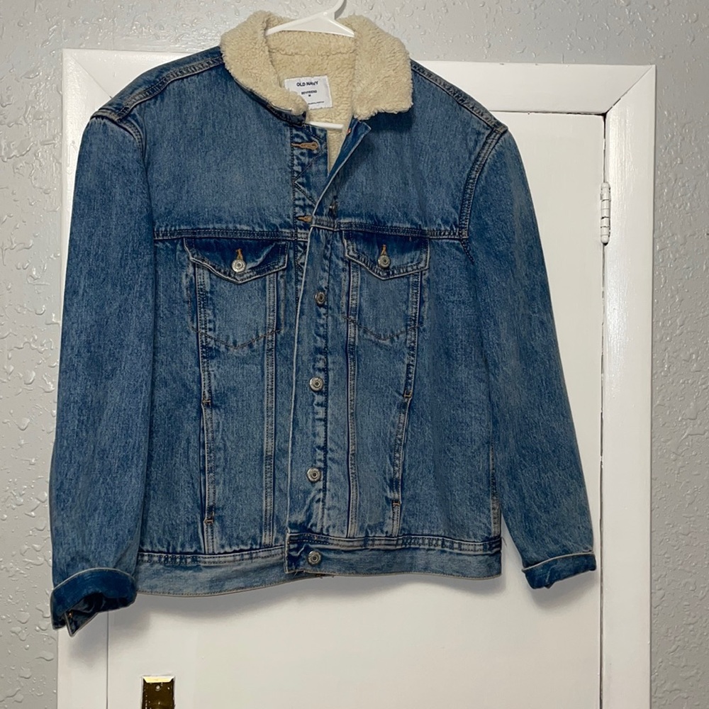 Sherpa lined jean jacket